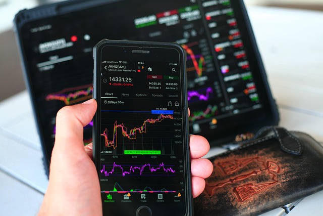A dynamic financial chart showcasing stock market growth predictions, emphasizing trends that indicate stocks will double in 2025.