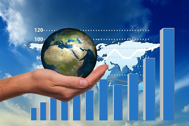 A conceptual illustration of the World Economy 2025, highlighting key financial trends, market dynamics, and global economic shifts.